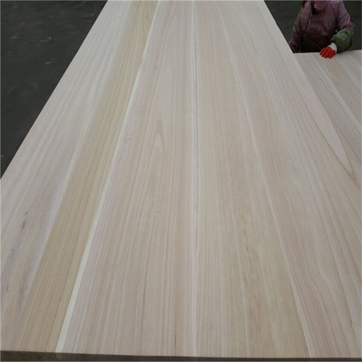 Bwrdd lumber wedi'i gludo gan Paulownia Edge